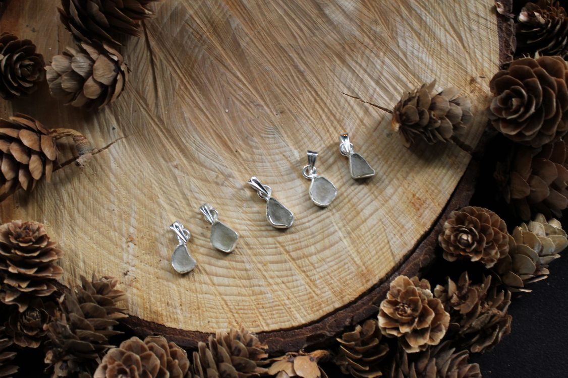 Libyan Desert Glass Pendant, Sterling Silver Crystal Necklace, Tektite Gemstone Jewellery, Hand Crafted Healing Stone