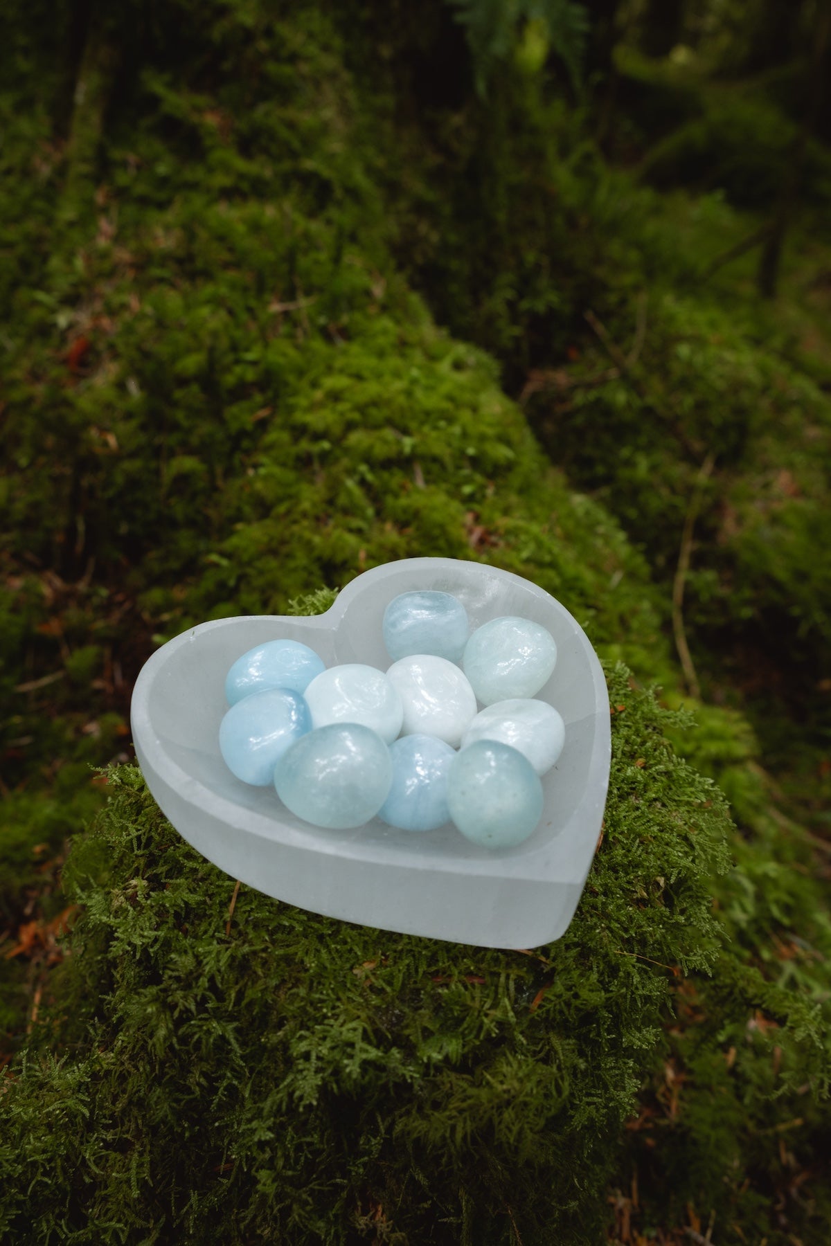 Aquamarine Tumblestones, Soothing and calming, Release resentment and anger