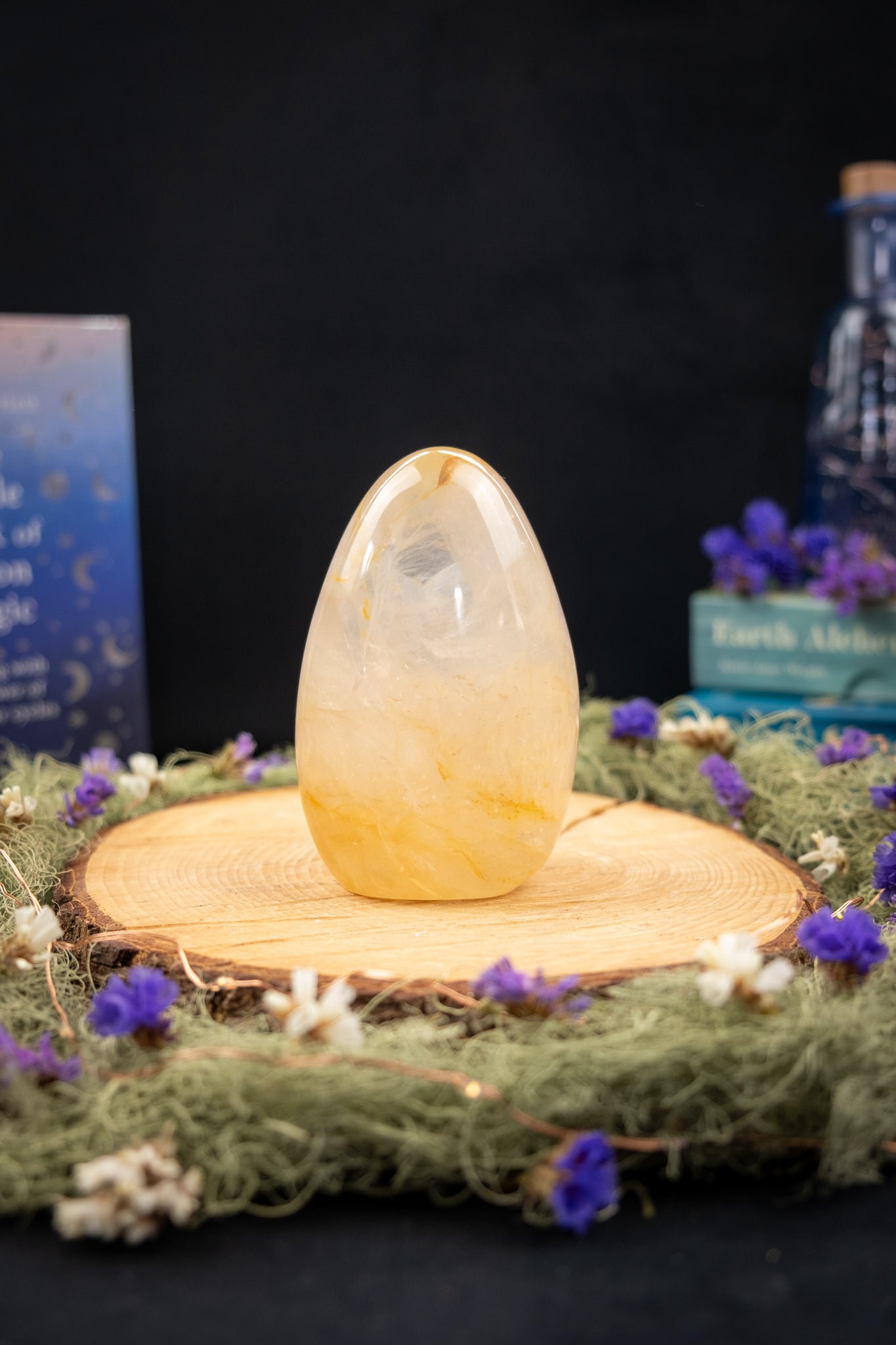 Girasol Quartz and Golden Healer Freeform