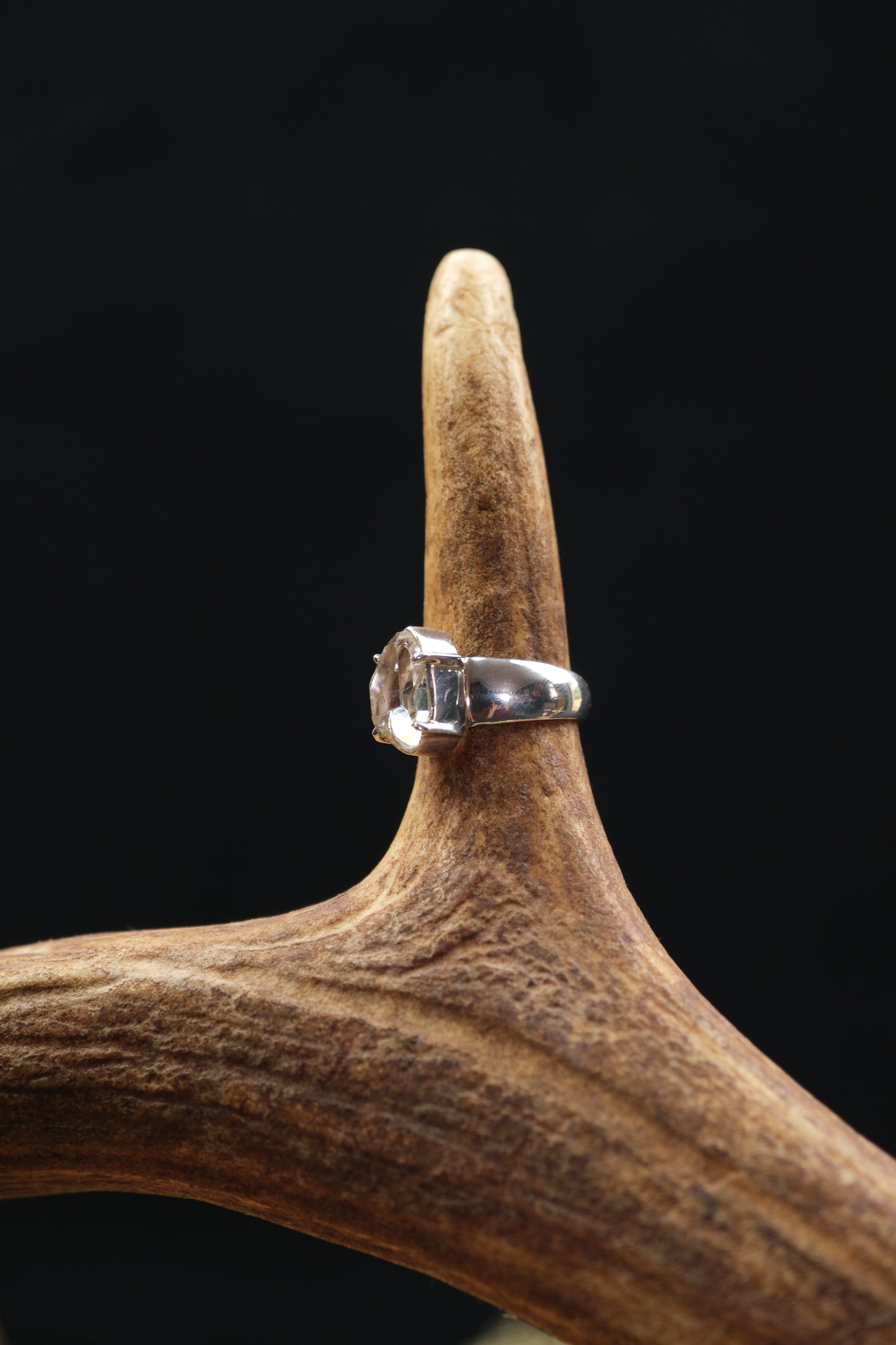Herkimer Diamond Sterling Silver Ring