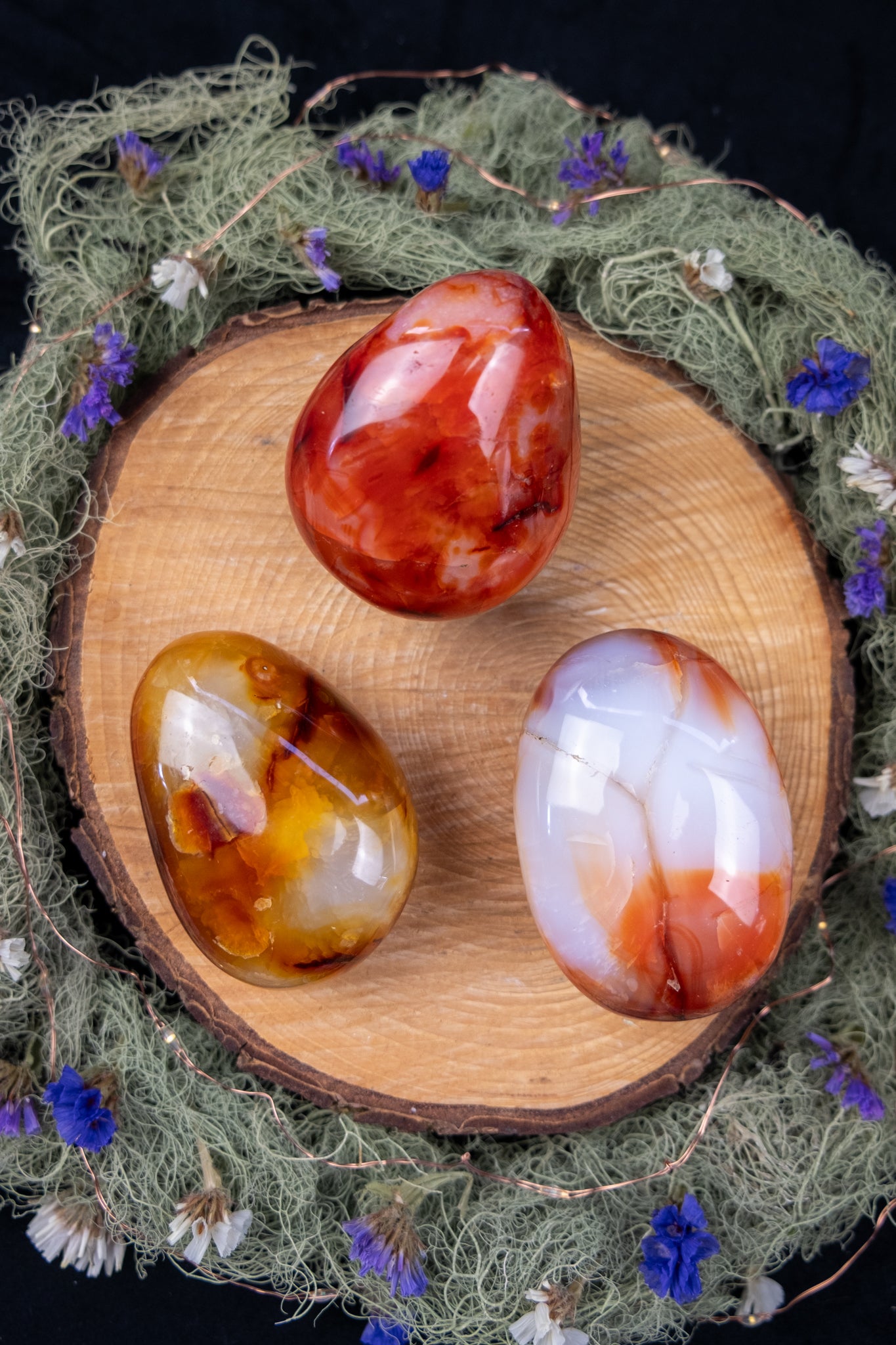 Carnelian Hand Polished Stones