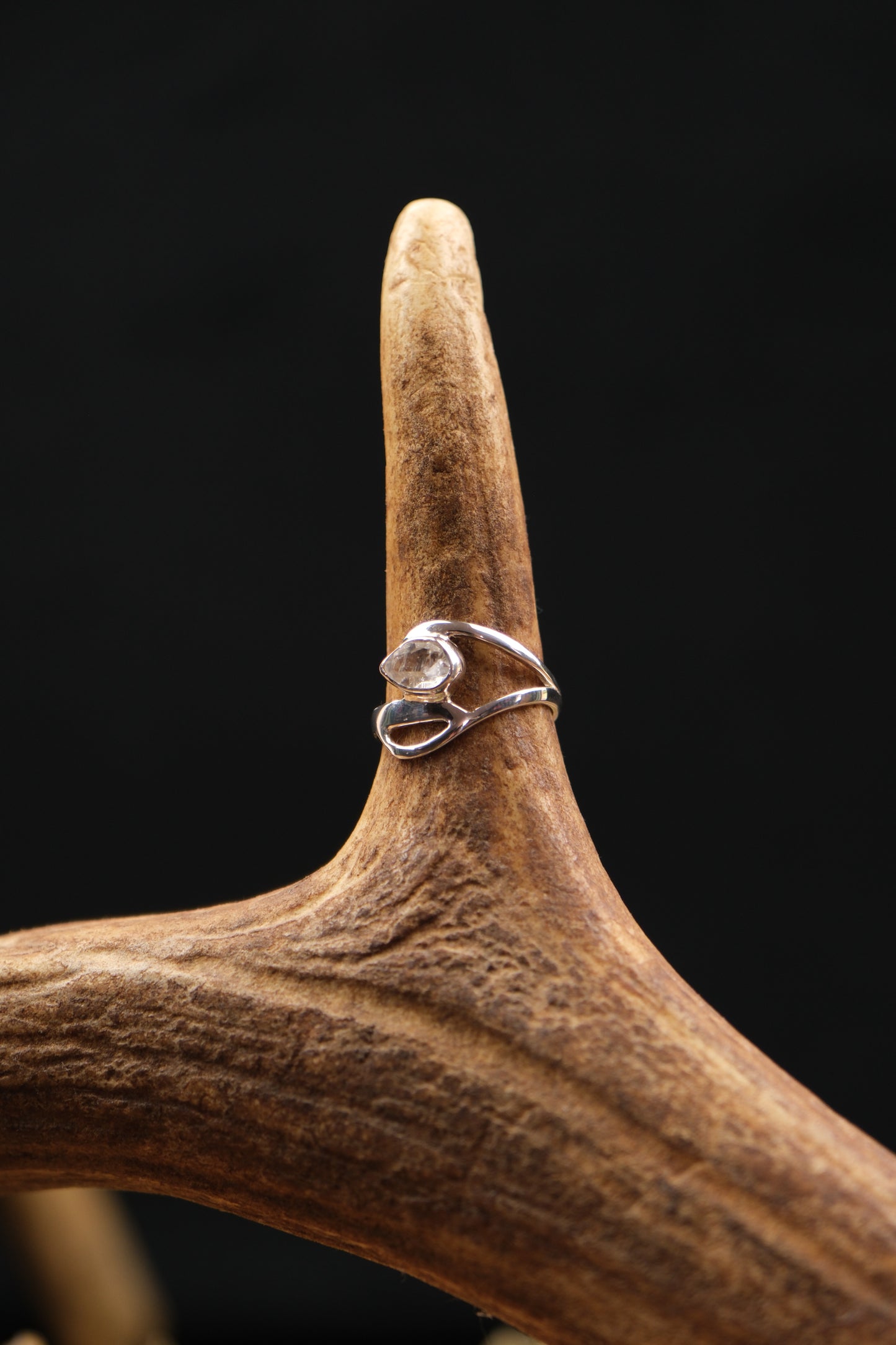 Herkimer Diamond Sterling Silver Ring