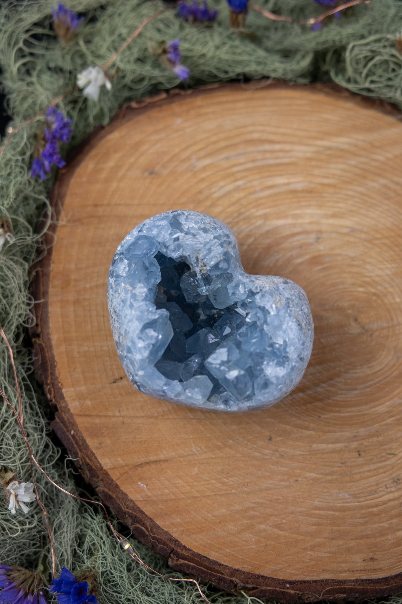 Celestite Heart