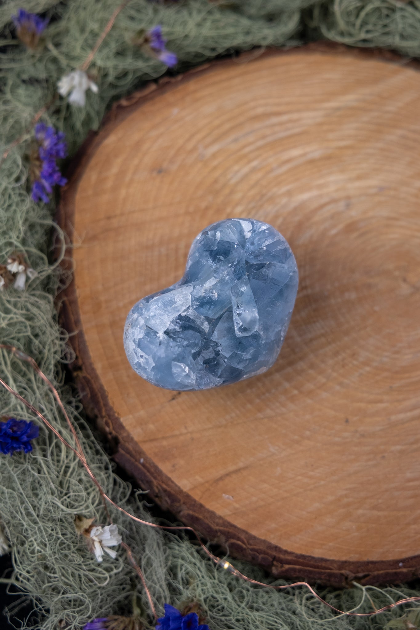 Celestite Heart