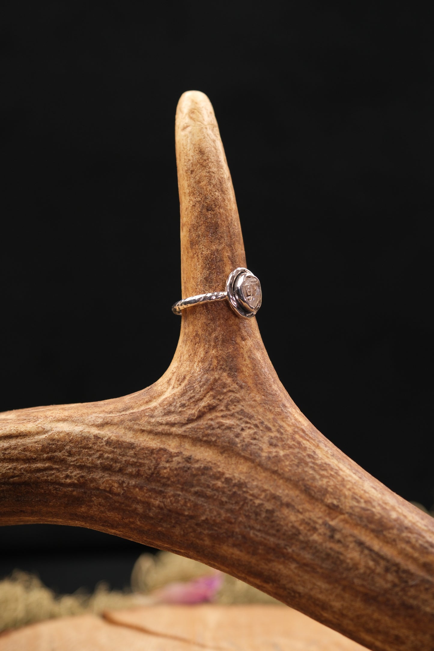 Herkimer Diamond Sterling Silver Ring