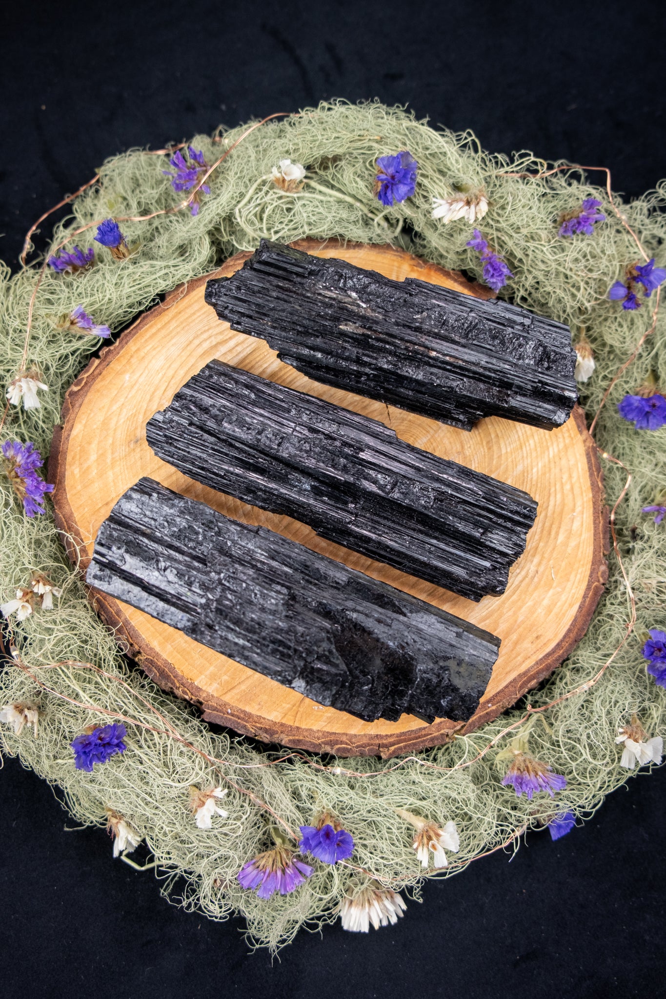 Black Tourmaline Rough Stone