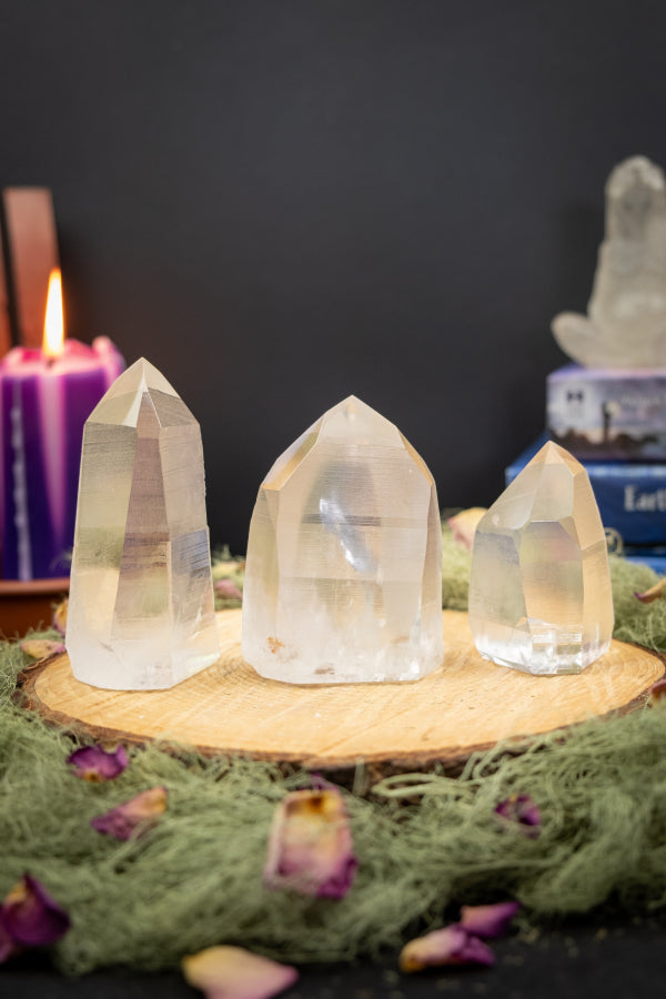 Lemurian Crystal Point, A crystal for starseeds, healers and lightworkers, Connect to Higher Realms, Ancient wisdom crystal, Rainbow gem