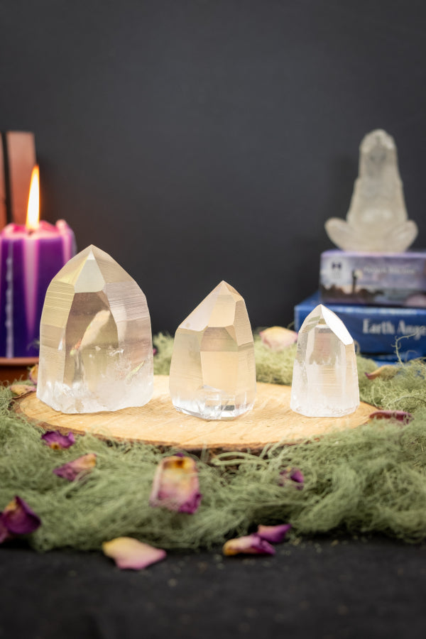 Lemurian Crystal Point, A crystal for starseeds, healers and lightworkers, Connect to Higher Realms, Ancient wisdom crystal, Rainbow gem