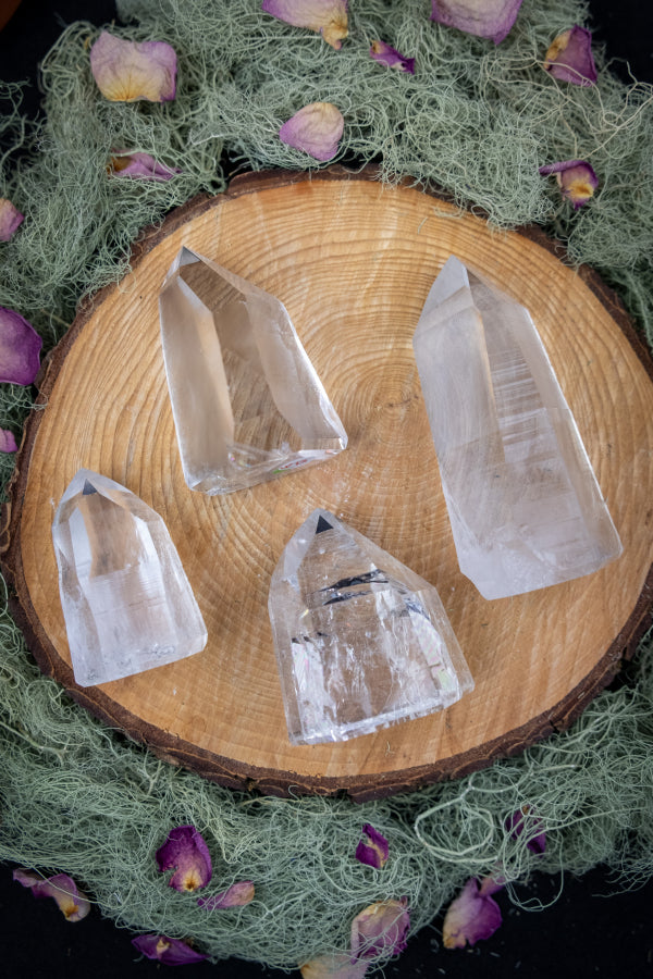 Lemurian Crystal Point, A crystal for starseeds, healers and lightworkers, Connect to Higher Realms, Ancient wisdom crystal, Rainbow gem