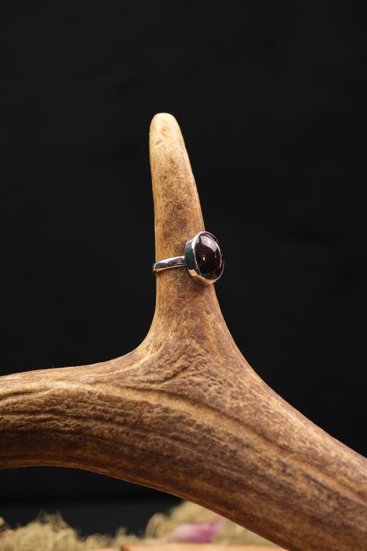 Star Garnet Sterling Silver Ring