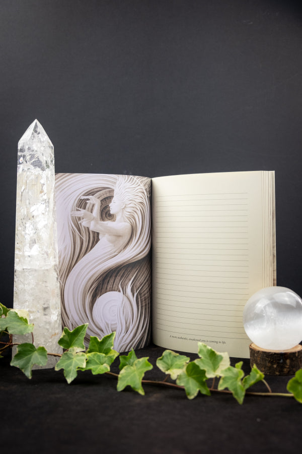 White Light Journal by Alana Fairchild with Artwork by A. Andrew Gonzalez, Sacred Voice Practices and Healing Inspiration
