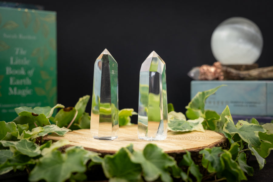 Exceptional, Super High Grade Brazilian Clear Quartz Point, Natural Crystal Stone, Powerful Healing Gem for Energy Clarity and Light