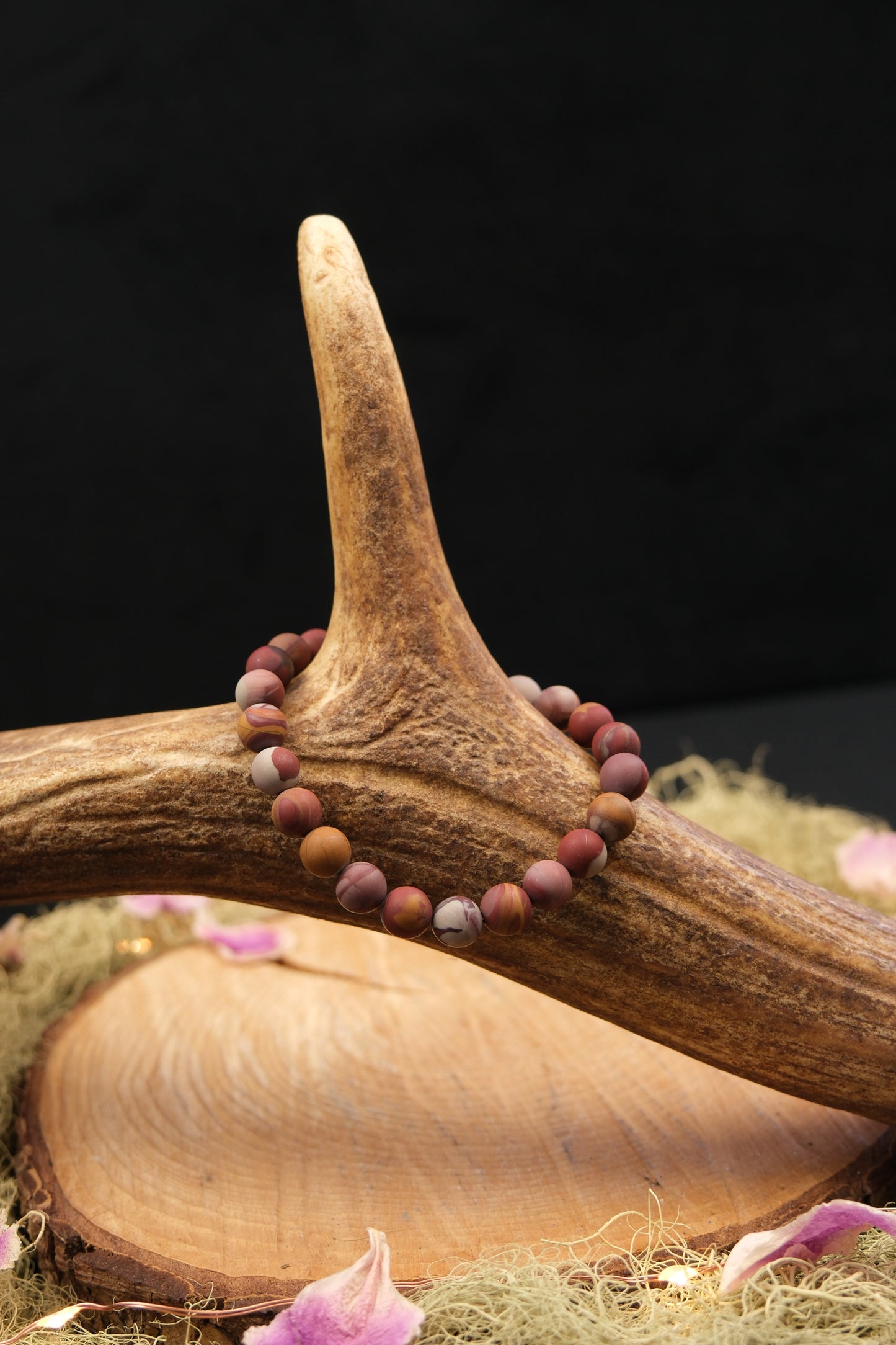 Matte Noreena Jasper Bracelet 8mm