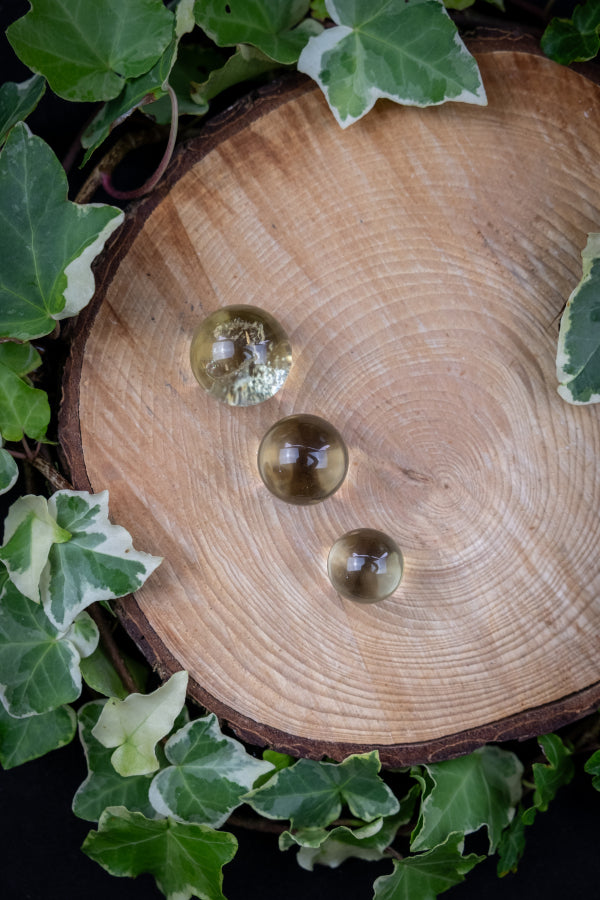 Exceptional High Grade Brazilian Citrine Crystal Sphere, Natural Gemstone with Golden Clarity and High Vibrational Energy