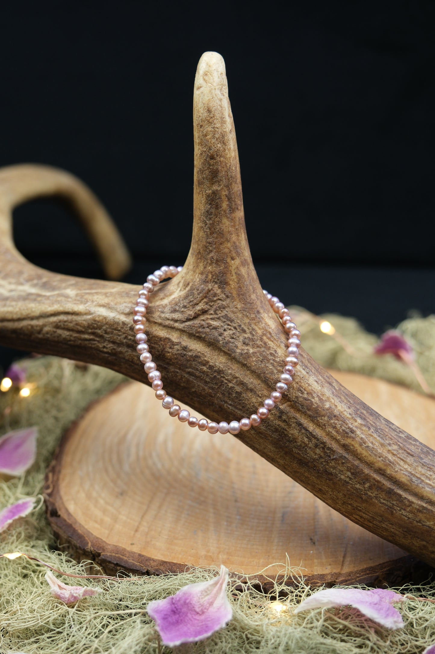 Mini Pink Freshwater Pearl Bracelet