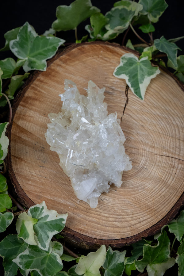 Golden Arkansas Quartz Cluster Crystal, Raw Quartz Stone, Healing Energy Gemstone, High Vibration Crystal for Clarity and Light