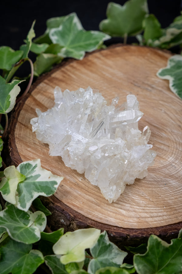 Golden Arkansas Quartz Cluster Crystal, Raw Quartz Stone, Healing Energy Gemstone, High Vibration Crystal for Clarity and Light
