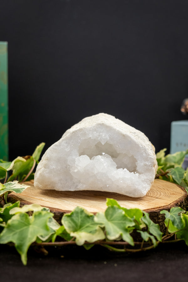 Quartz Crystal Cave, Sparkling Clear Quartz Gemstone, Freestanding Stone, High Energy Purity Healing Crystal, Intuitively Chosen