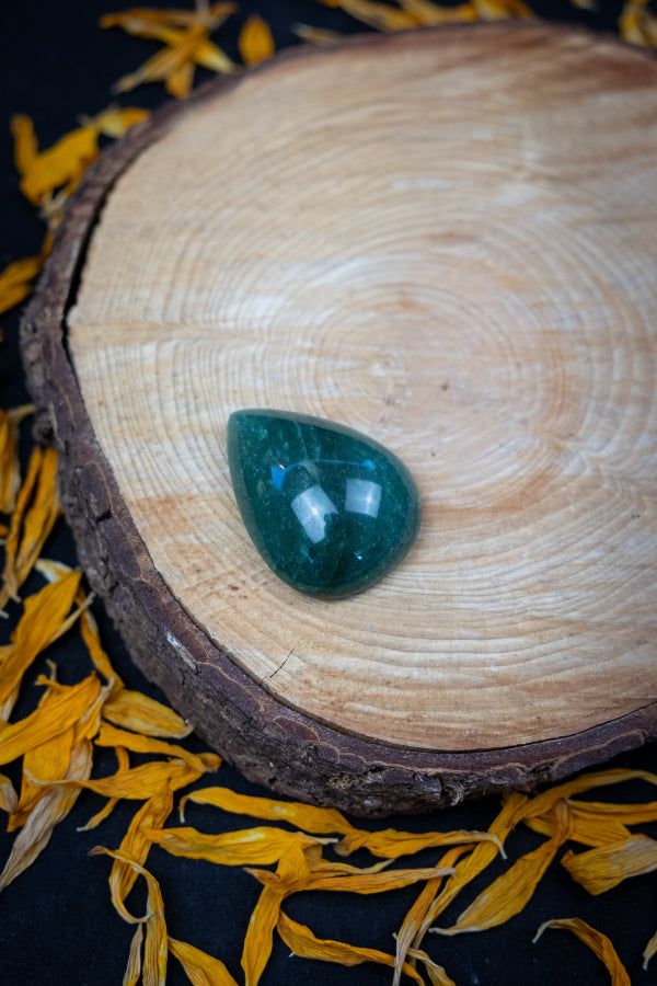 High Grade Green Aventurine Cabochon, Polished Gemstone, Crystal for Heart Chakra Healing, Prosperity, Abundance and Growth