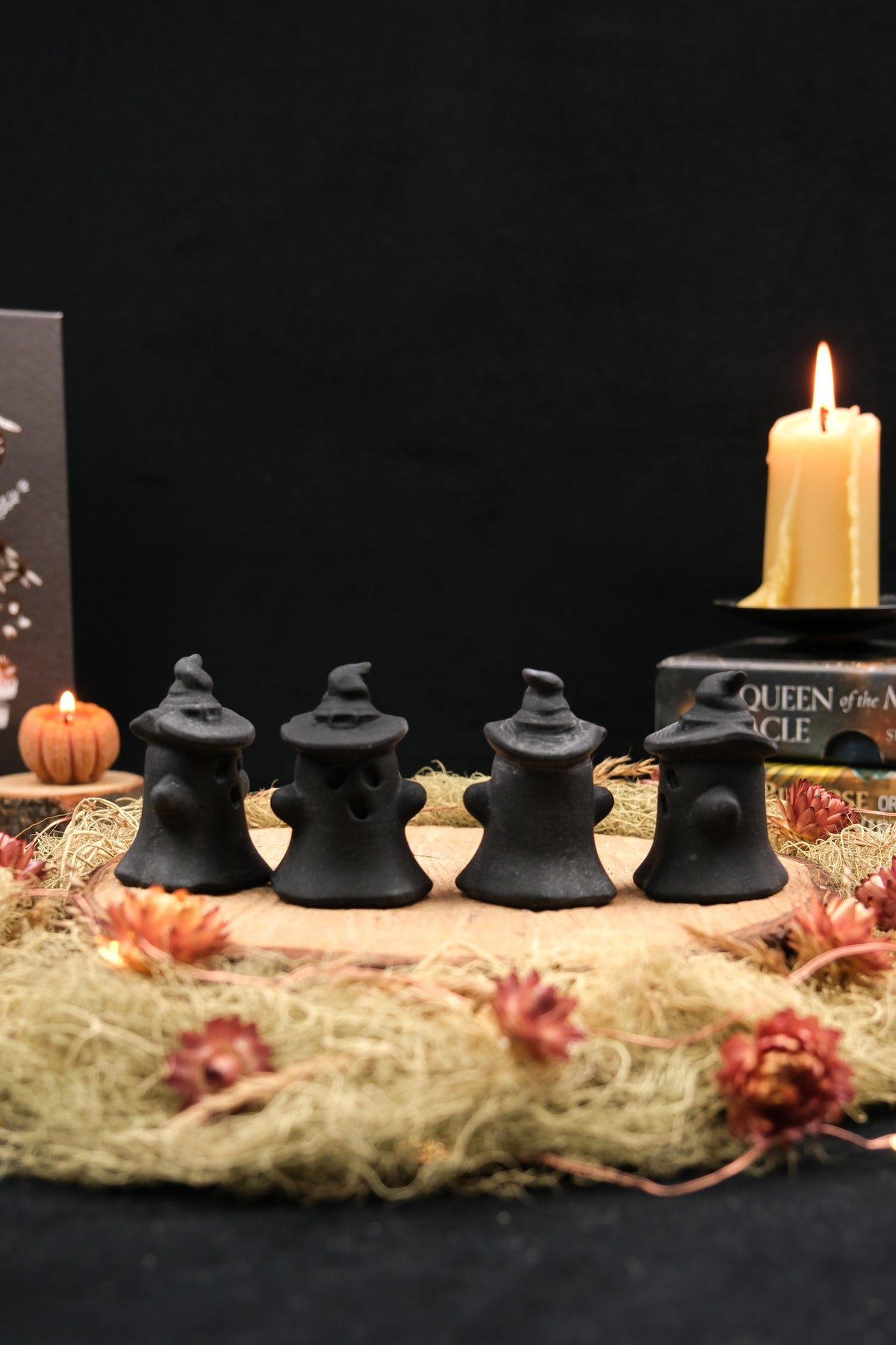 Black Obsidian Ghost Carving
