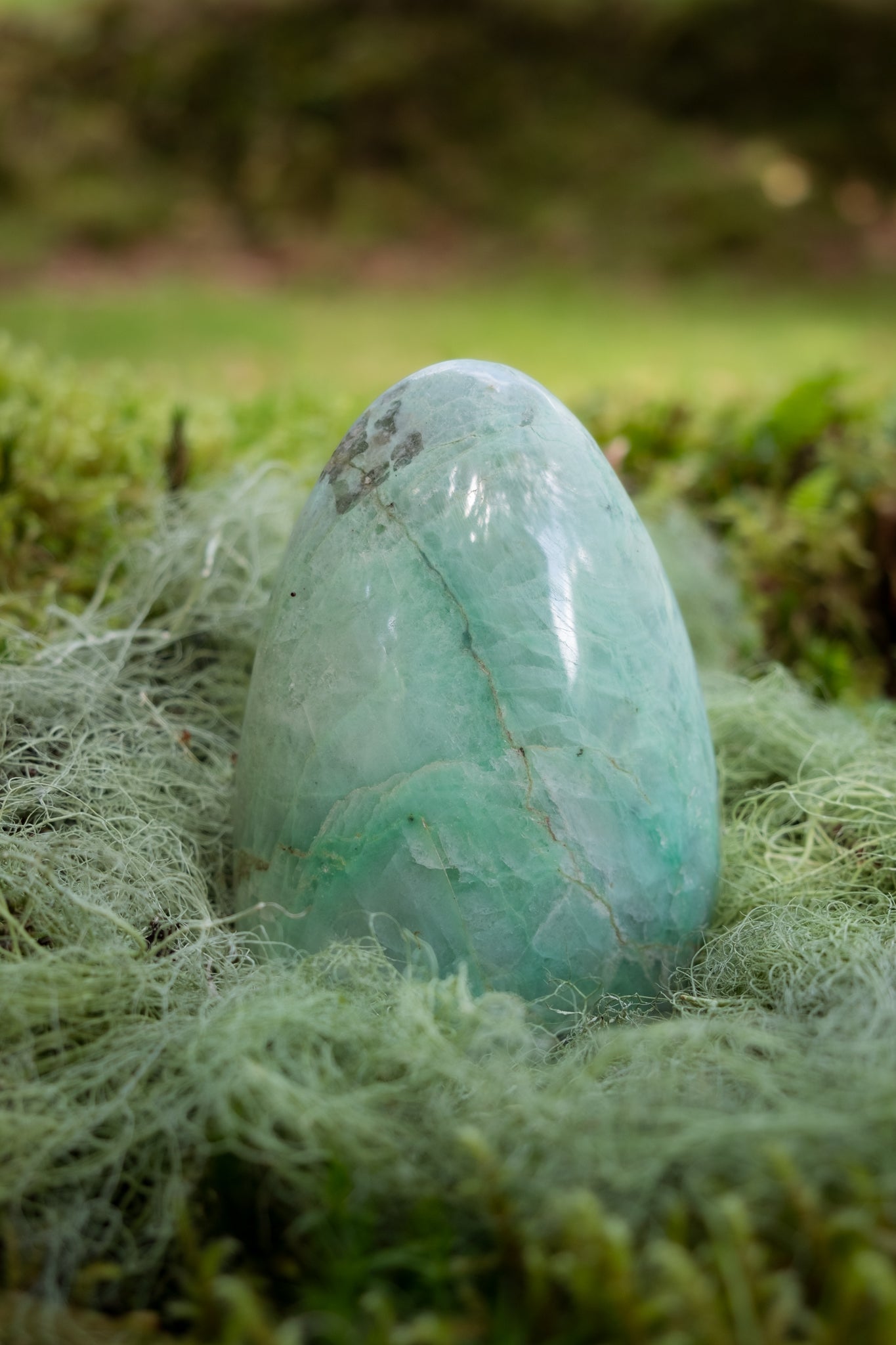 Green Moonstone Freeform, Heart Healing Crystal Stone, Emotional Balance Gem, Calming Soothing Crystal for Intuition and Growth