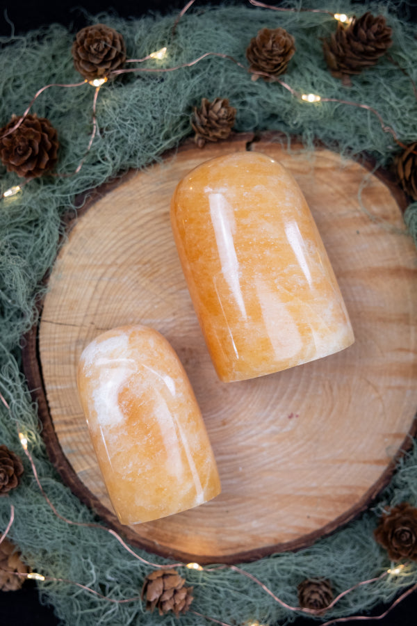 Orange Calcite Free Form Crystal, Energising Healing Stone, Creativity Gem, Sacral Chakra Crystal, Uplifting Confidence & Joy