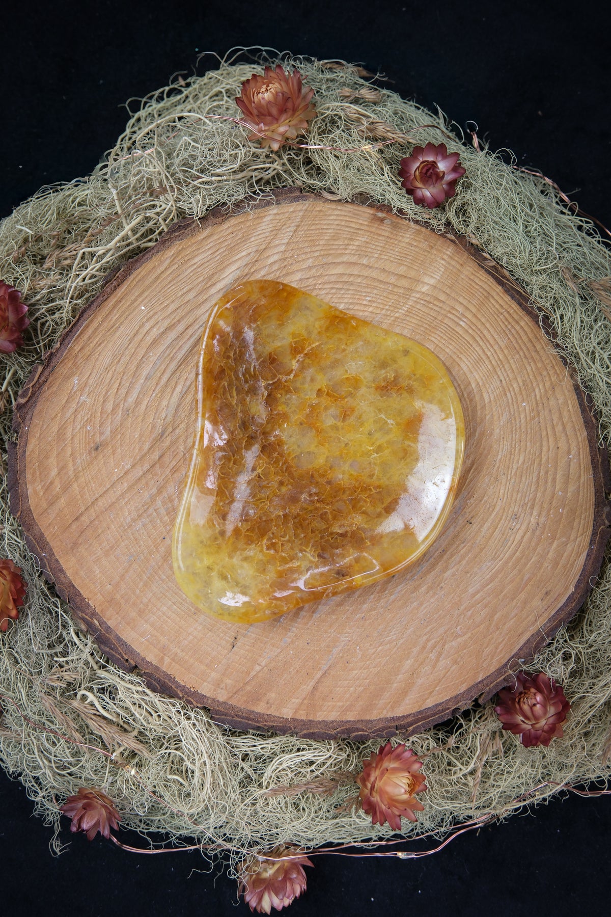 Golden Healer Quartz Dish, Madagascar