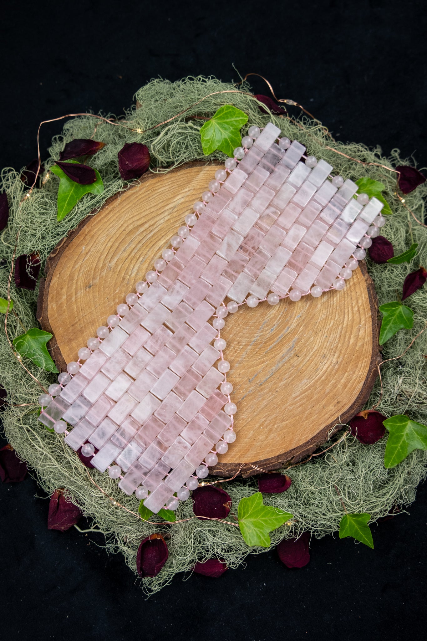Rose Quartz Crystal Facial Ritual Mask