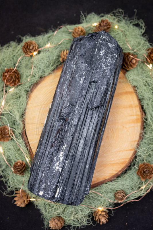 Chunky Black Tourmaline Raw Stone, Large Protective Grounding Crystal, Powerful Energy Shield & Root Chakra Gem