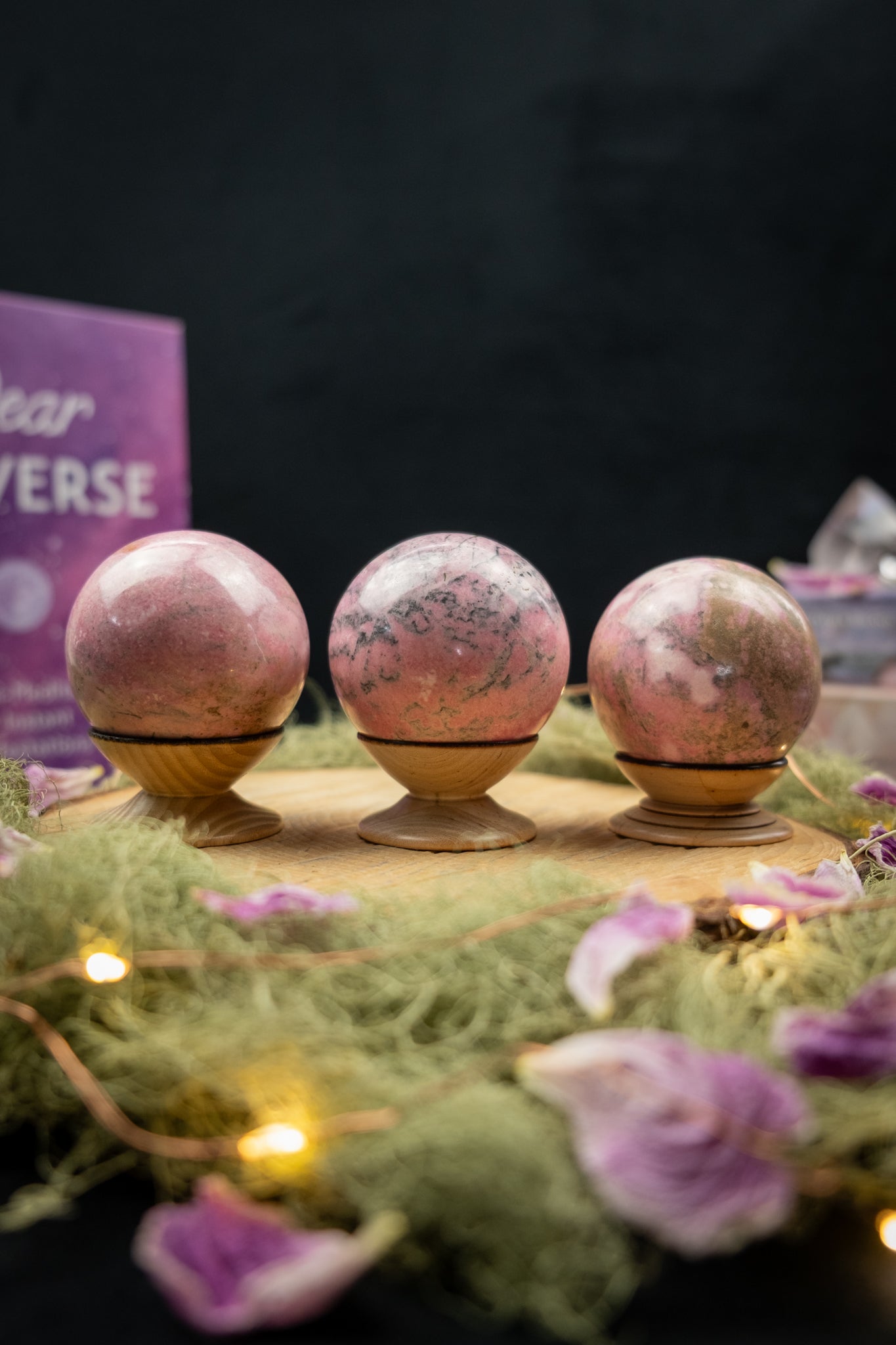 Rhodonite Sphere