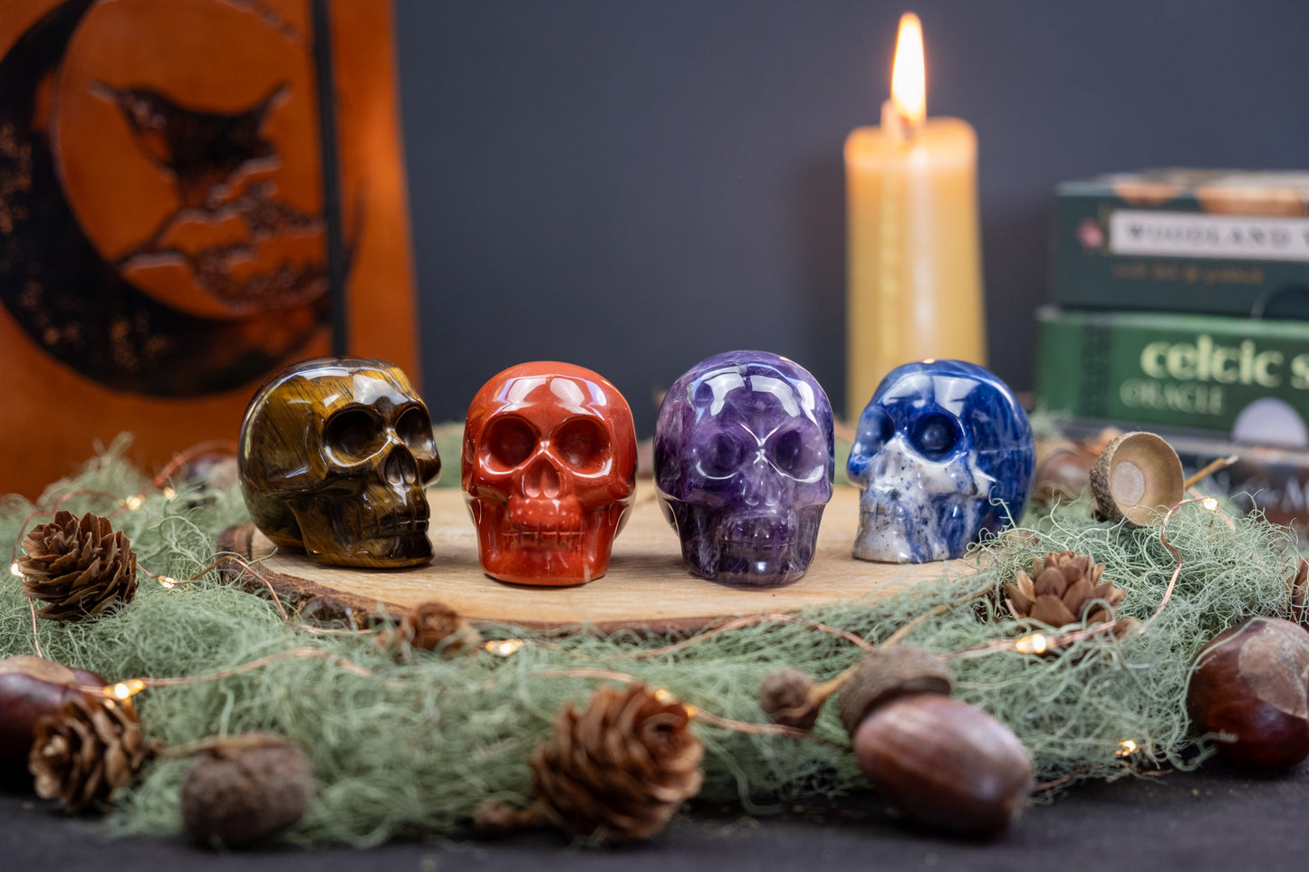 Sodalite Crystal Skull, Insight Stone for Calm Clarity and Inner Truth