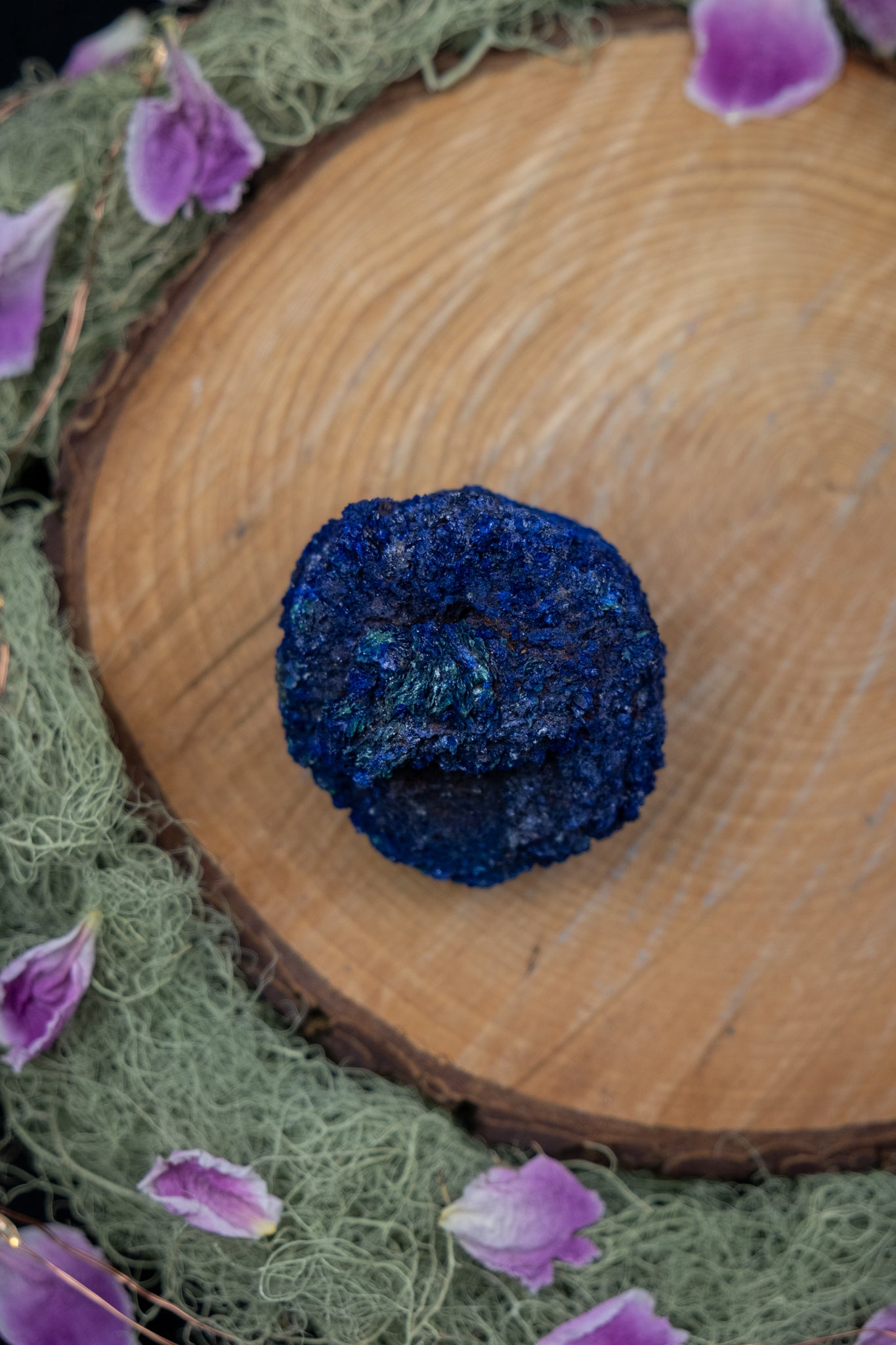 Azurite Specimen with Malachite