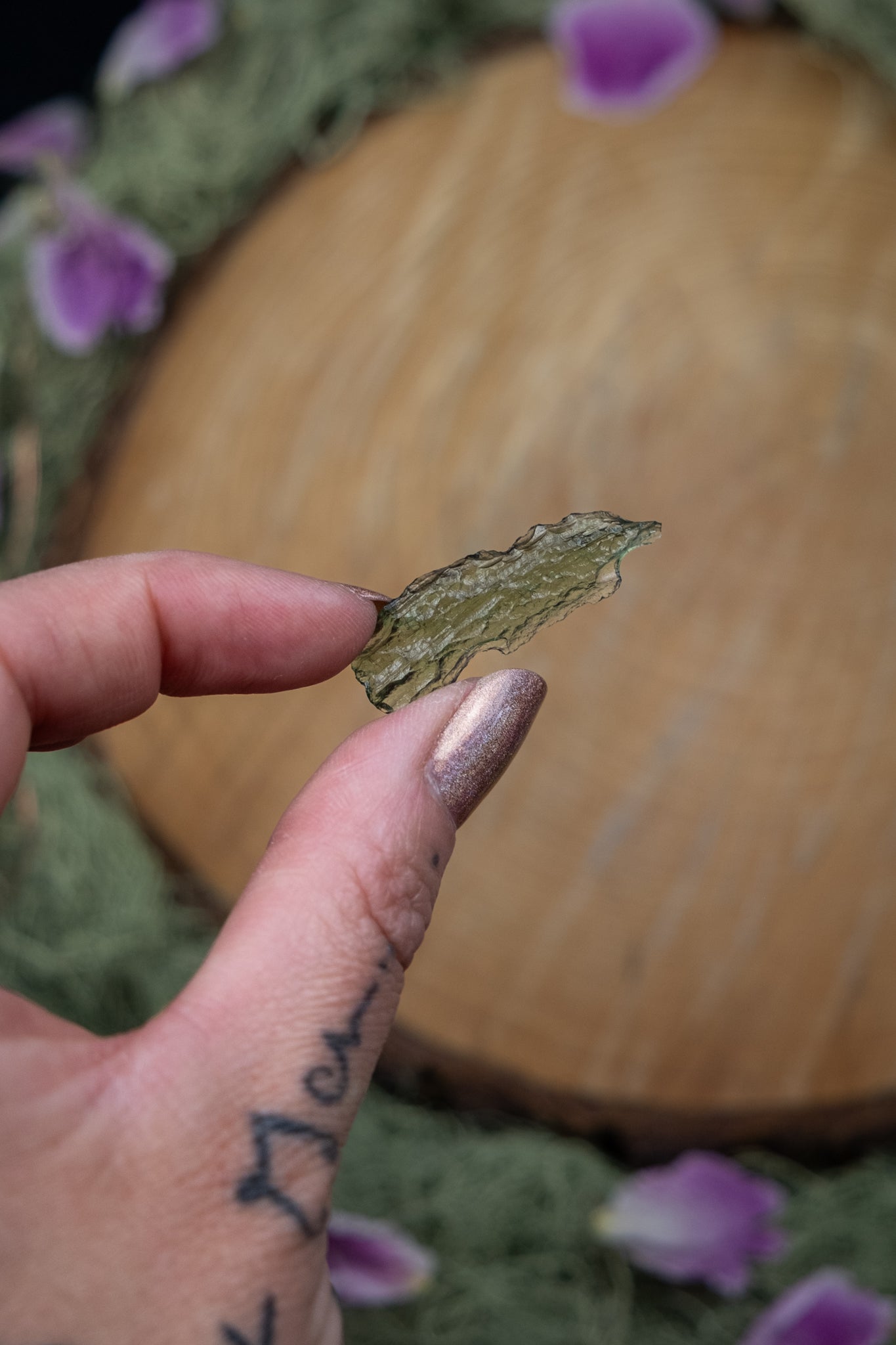 Angel Chime Moldavite
