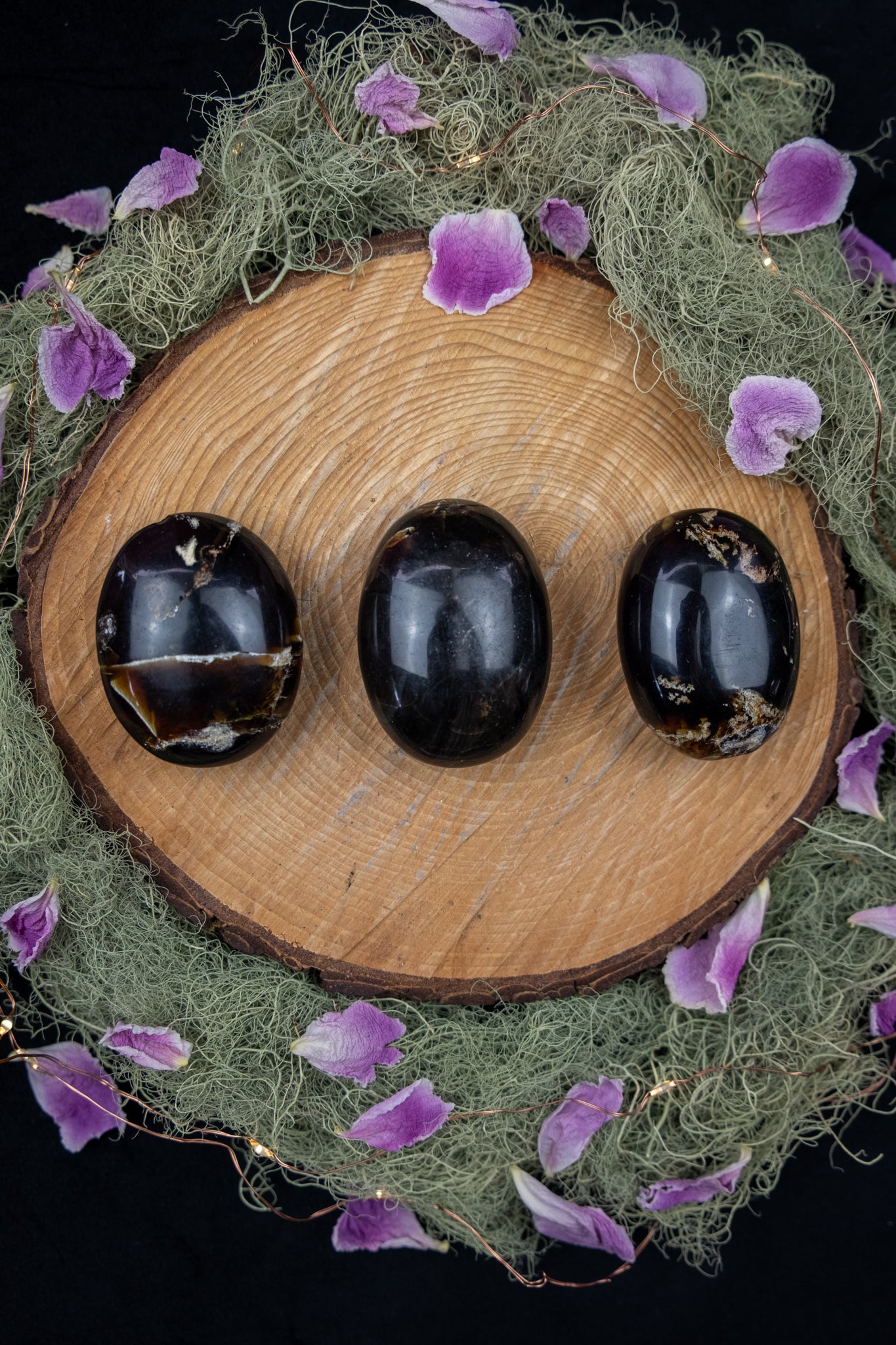 Indonesian Amber Palm Stone