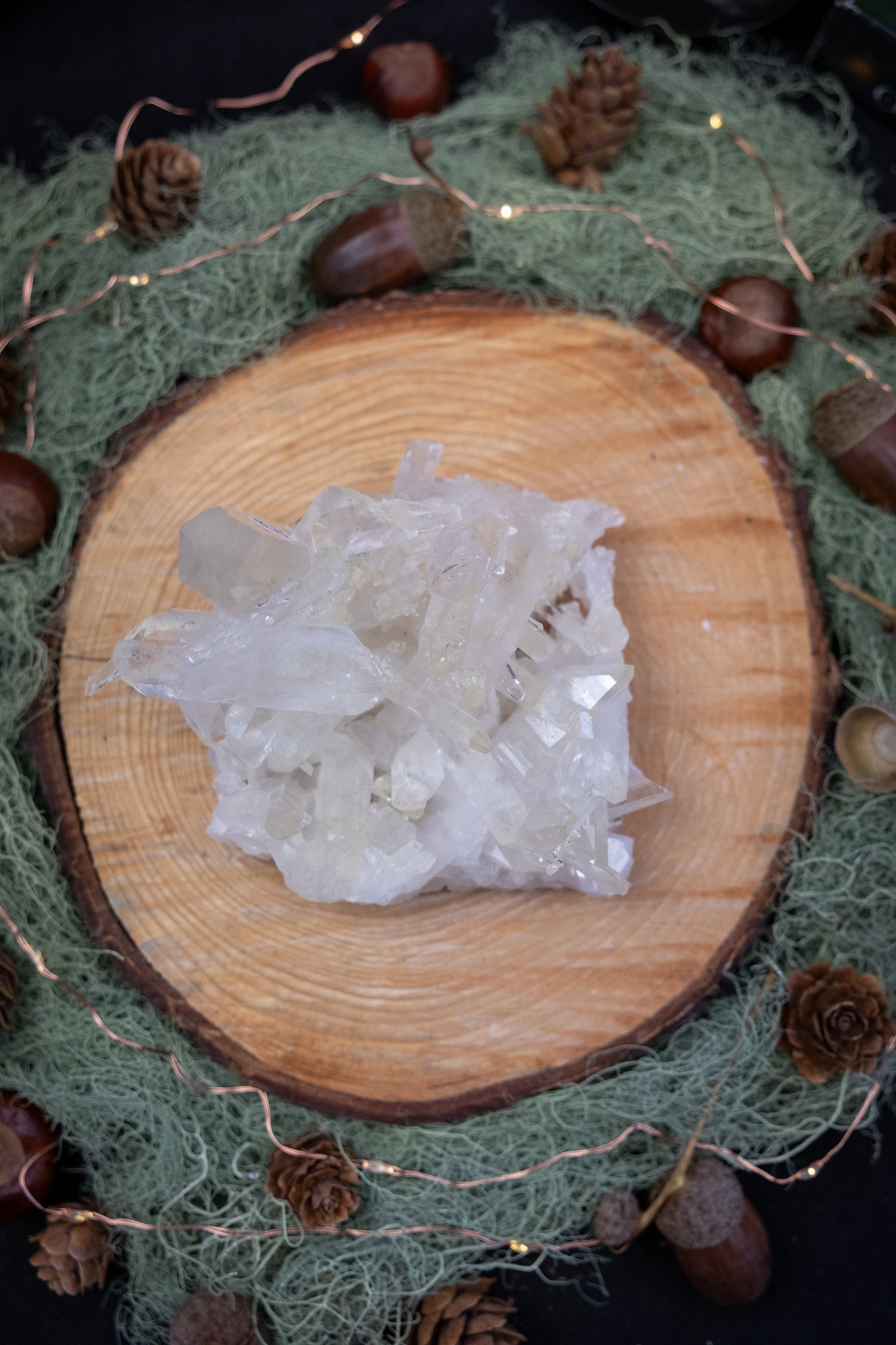 Golden Arkansas Quartz Cluster Crystal, Raw Quartz Stone, Healing Energy Gemstone, High Vibration Crystal for Clarity and Light