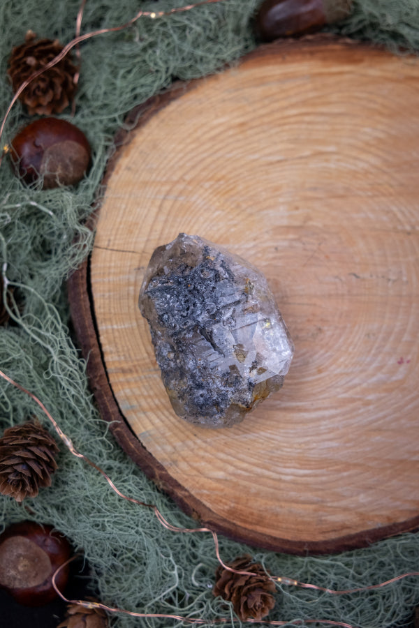 Large High Grade Herkimer Diamond Cluster with Rainbows Intuitively Chosen Crystal Gem Stone for Clarity Vision Expansion