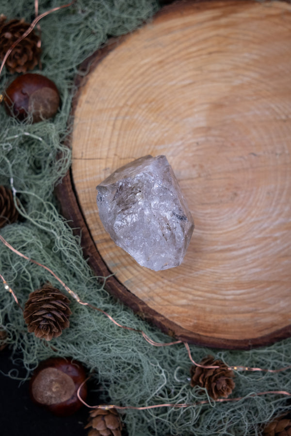 Large High Grade Herkimer Diamond Cluster with Rainbows Intuitively Chosen Crystal Gem Stone for Clarity Vision Expansion