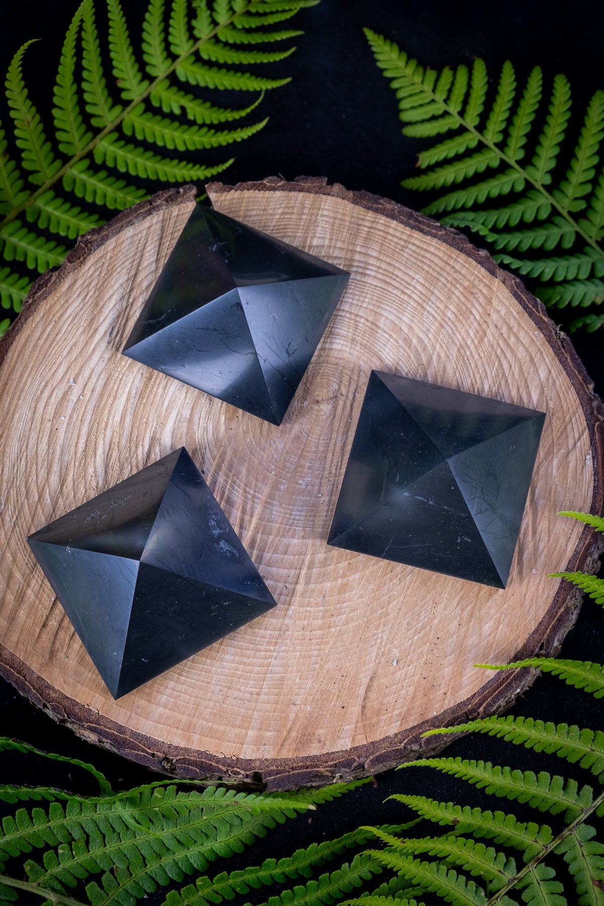 Shungite crystal pyramid, ethically sourced shungite, Grounding gemstone, Protective crystal, EMF crystal, black crystal, Premium grade shungite, Ethically sourced