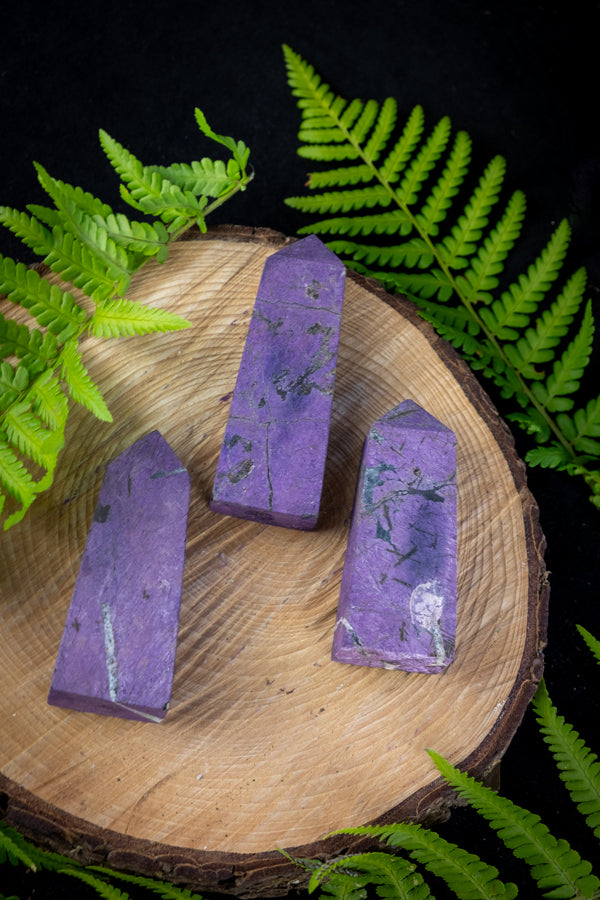 Purpurite crystal, Rare crystal, Raise intuition, Enhance psychic ability.