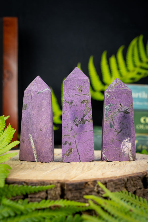 Purpurite crystal, Rare crystal, Raise intuition, Enhance psychic ability.
