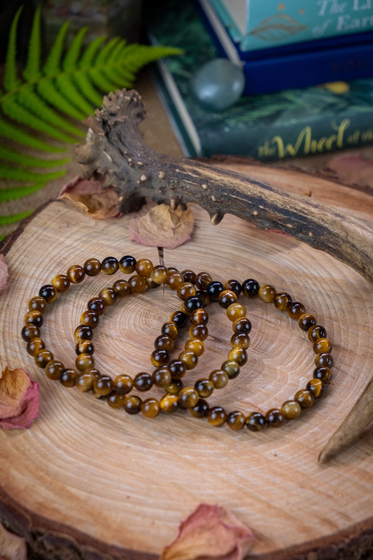 Tigers Eye crystal bracelet, Crystal for Courage and balance.