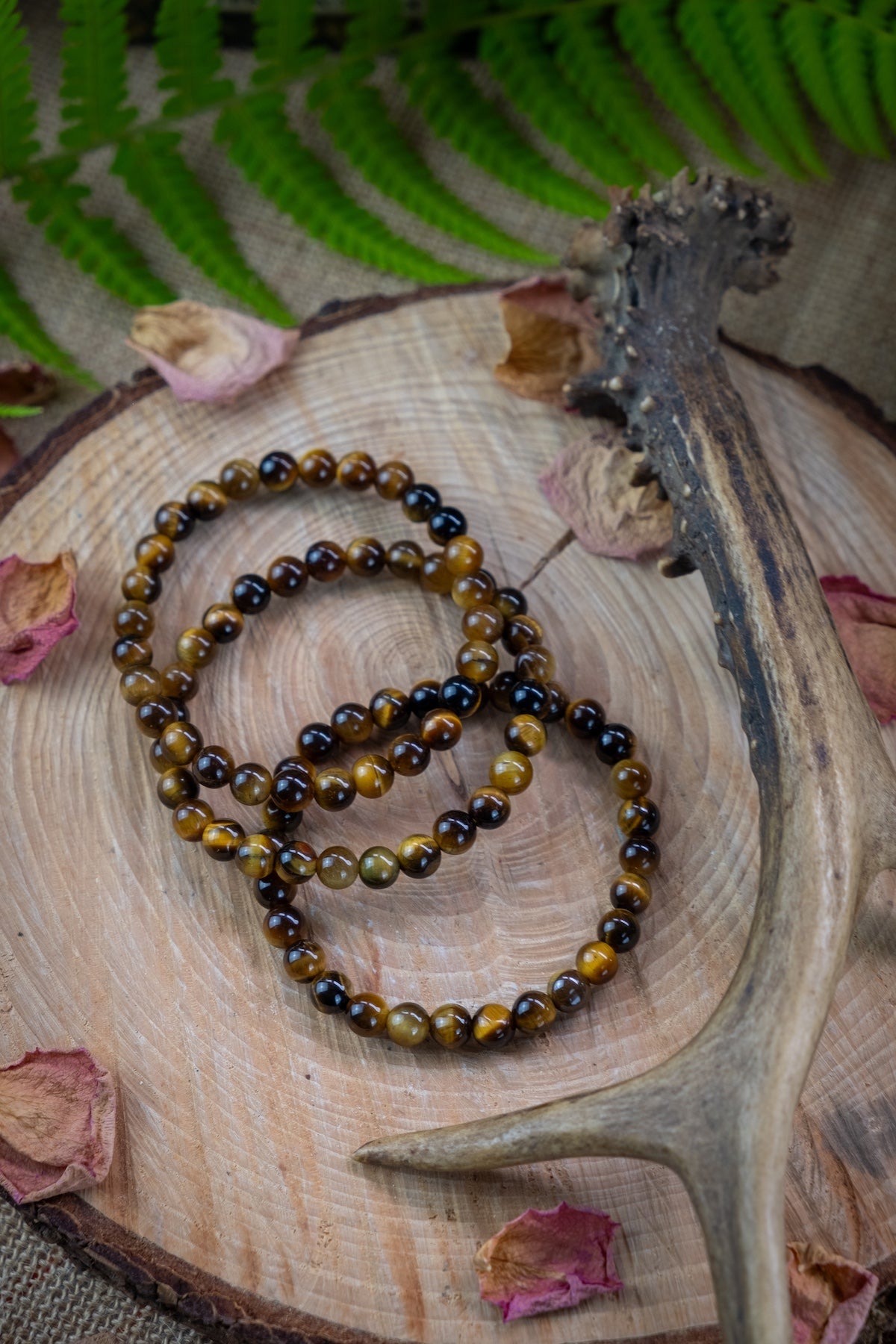 Tigers Eye crystal bracelet, Crystal for Courage and balance.