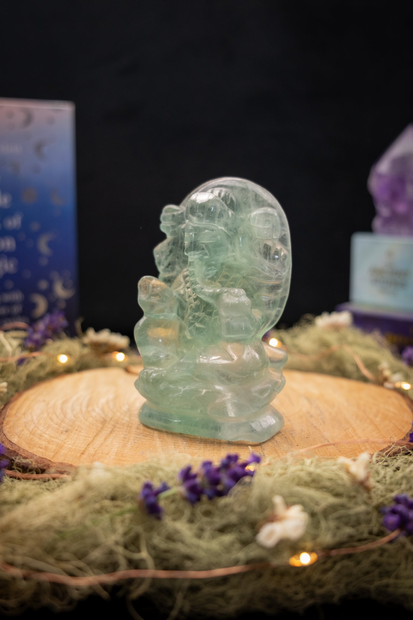 Green Fluorite Ganesh