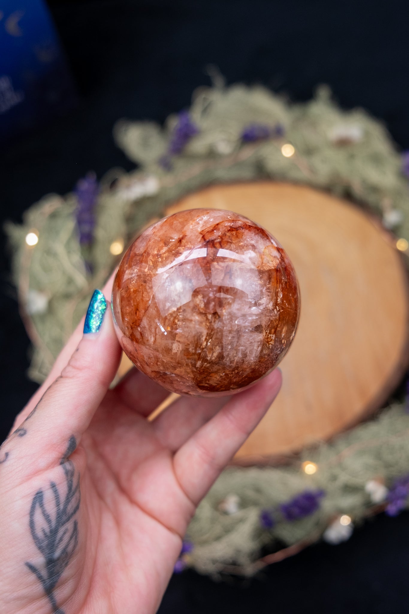 Hematoid Quartz Sphere