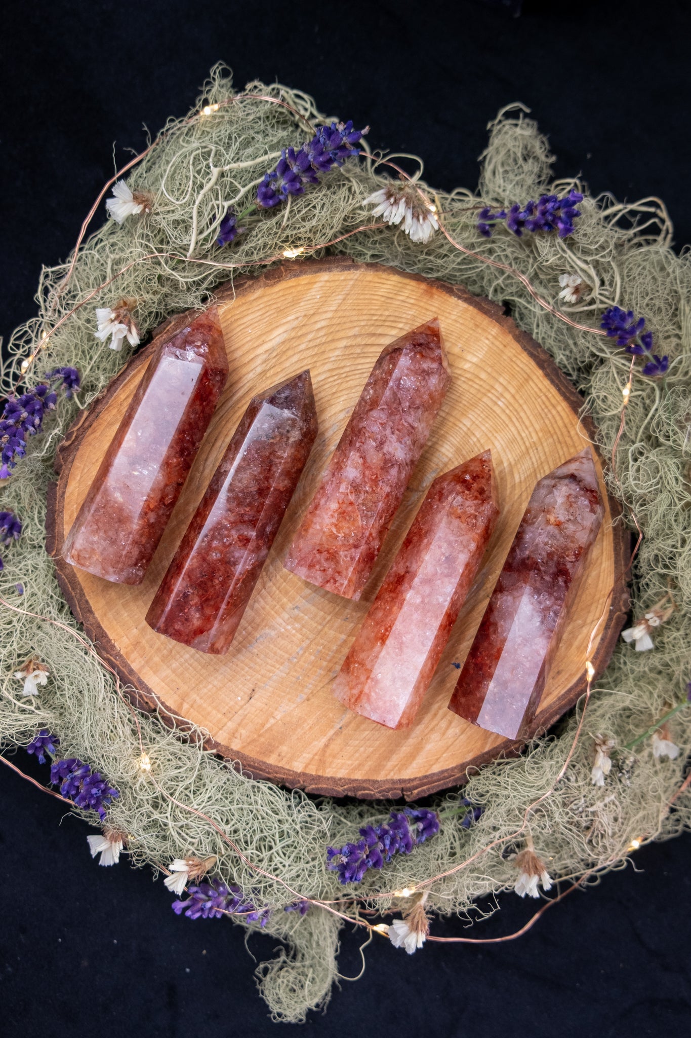 Hematoid Quartz Point