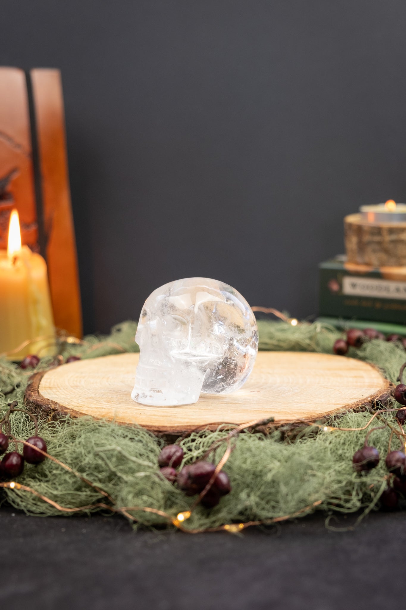 Lemurian Crystal Skull High Grade Clarity Crystal Skull Gem Stone Carving Hand Carved Quartz