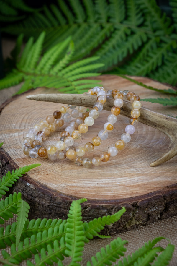 Golden Healer crystal bracelet, Connect to Universal Life force, Master Healer, High Vibration, Clears imbalances