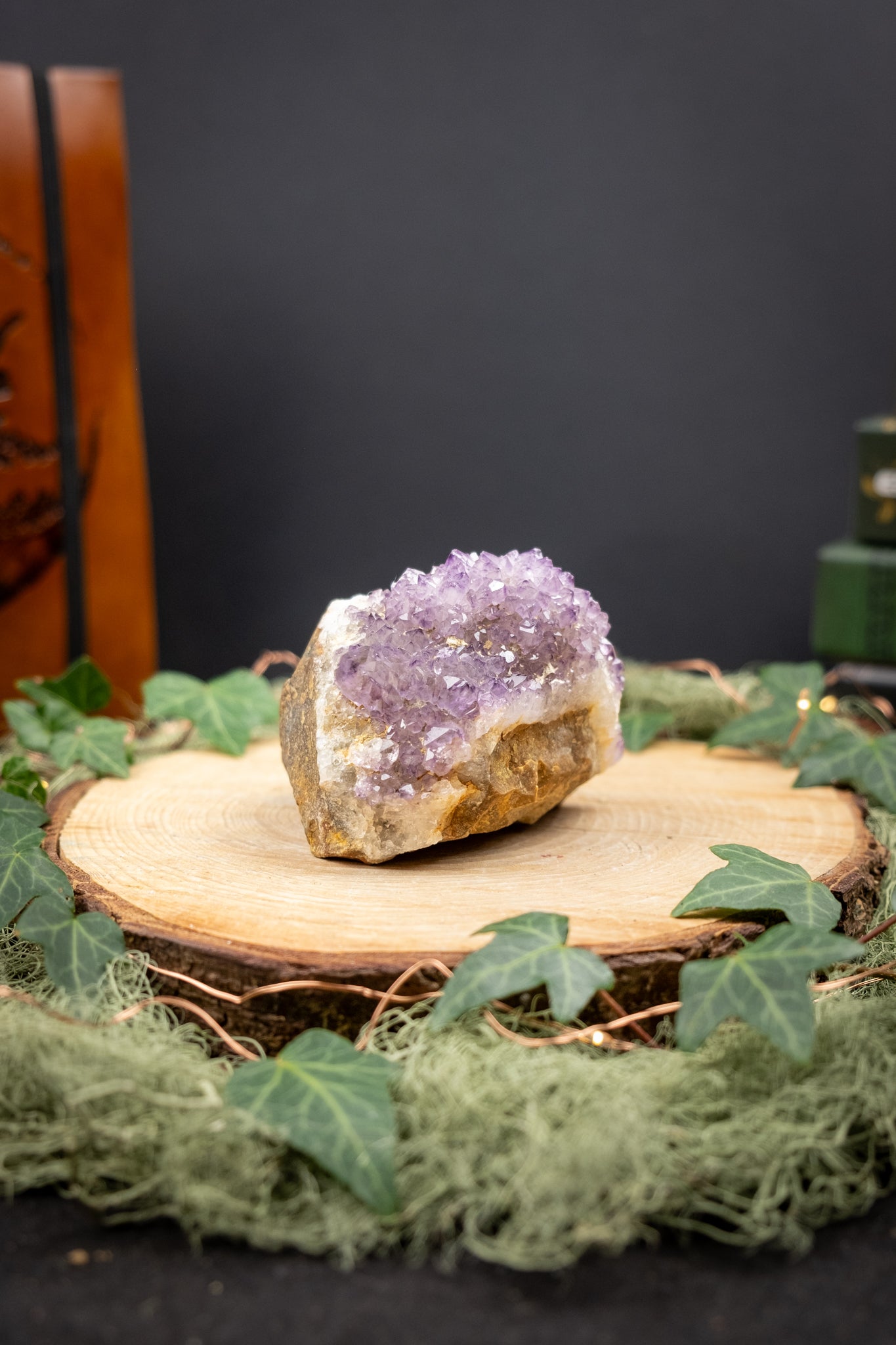 Spirit Quartz Cluster Crystal, Amethyst Spirit Quartz Stone for Harmony Connection and Spiritual Support, Natural Crystal Cluster South Africa