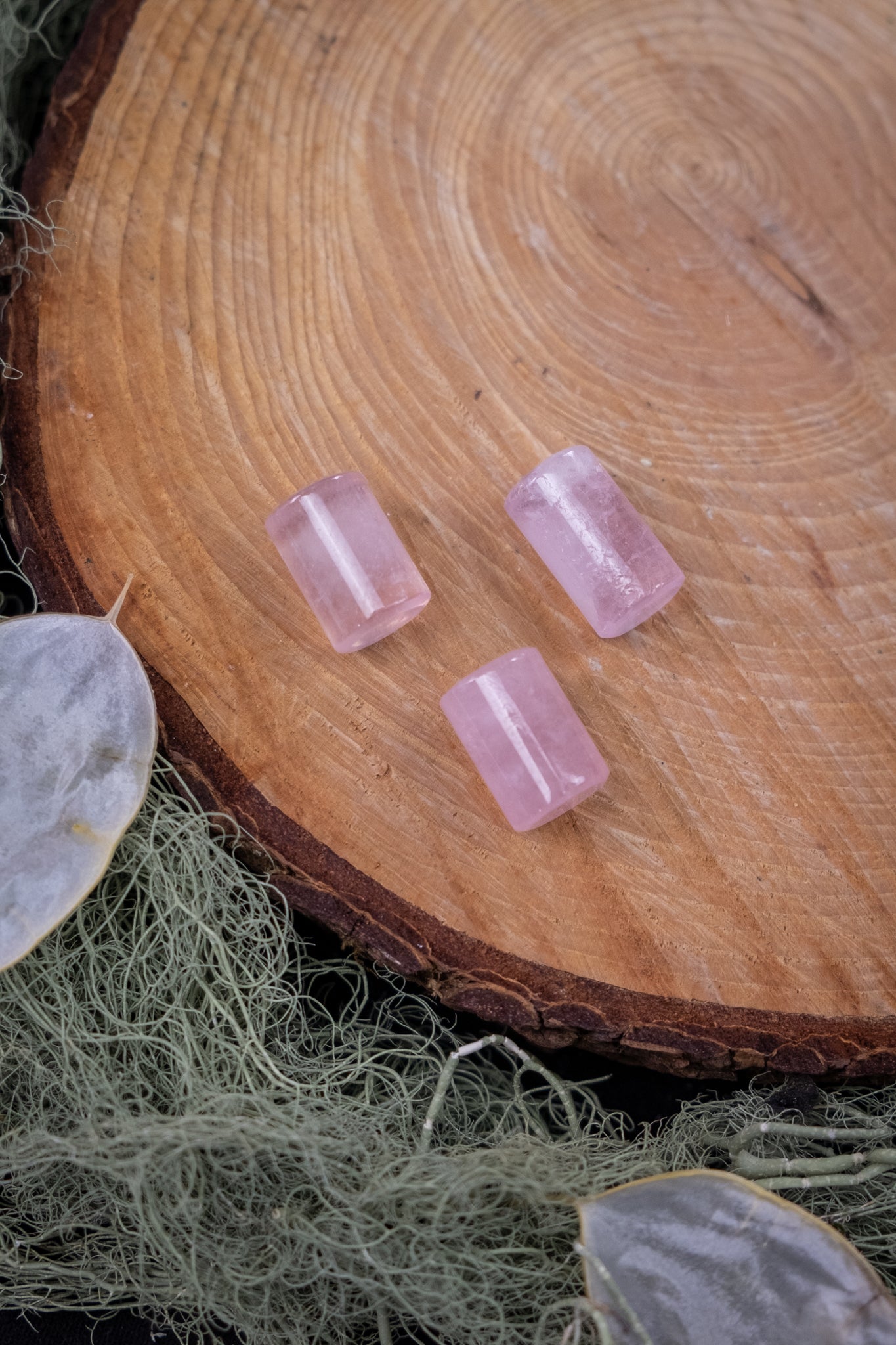 Morganite Cylinder, Pink Morganite Crystal Stone for Self Love and Emotional Healing, Ethically Sourced from Pakistan