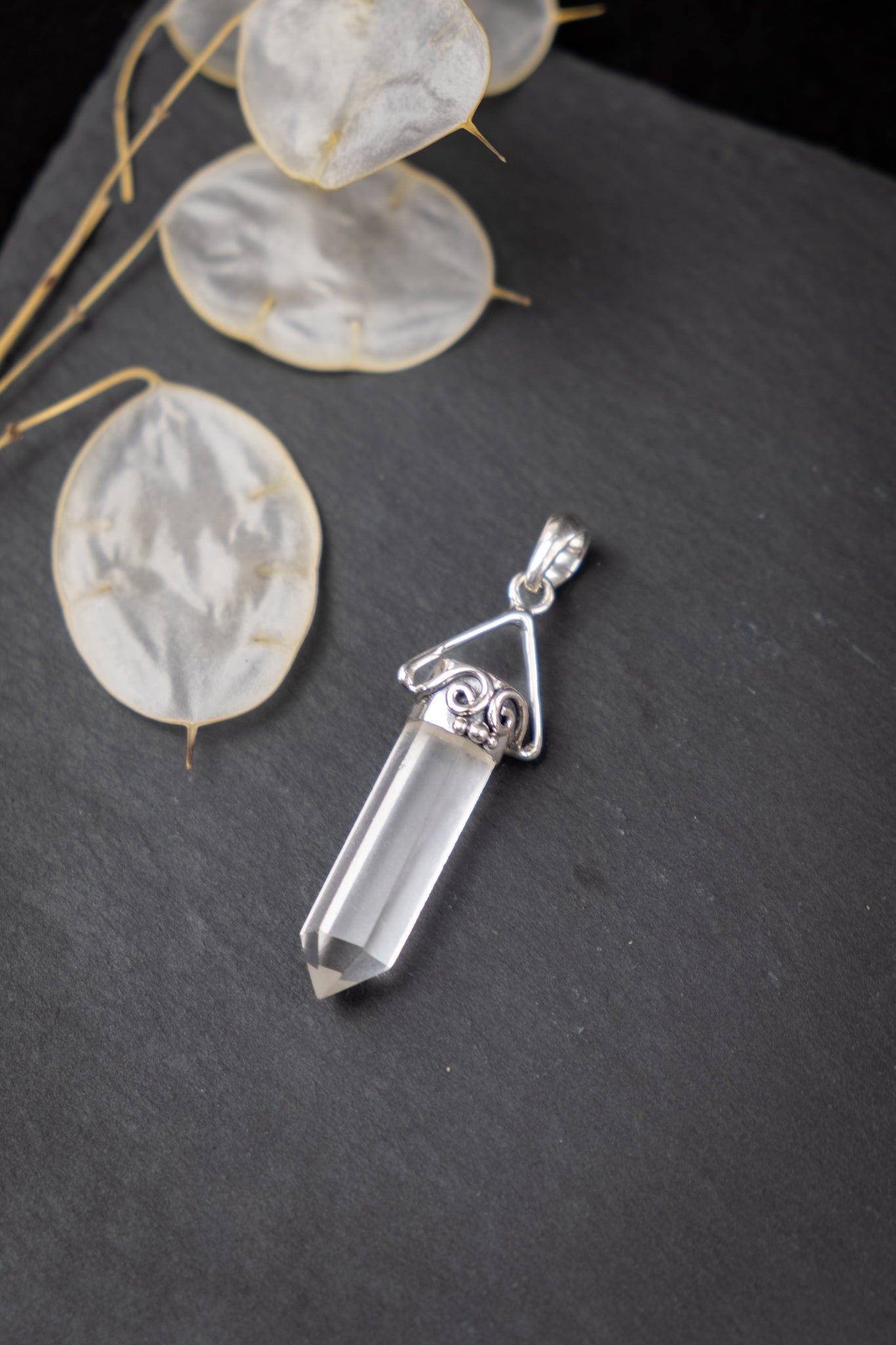 Lemurian Quartz Point Pendant